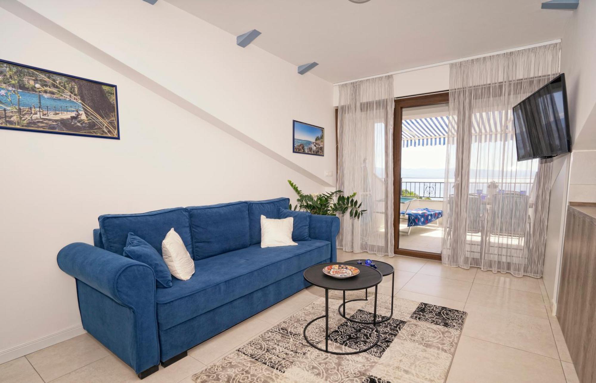 Riviera Blue Apartments With Seaview, Private Whirlpools And Parking Near Opatija Opric Luaran gambar