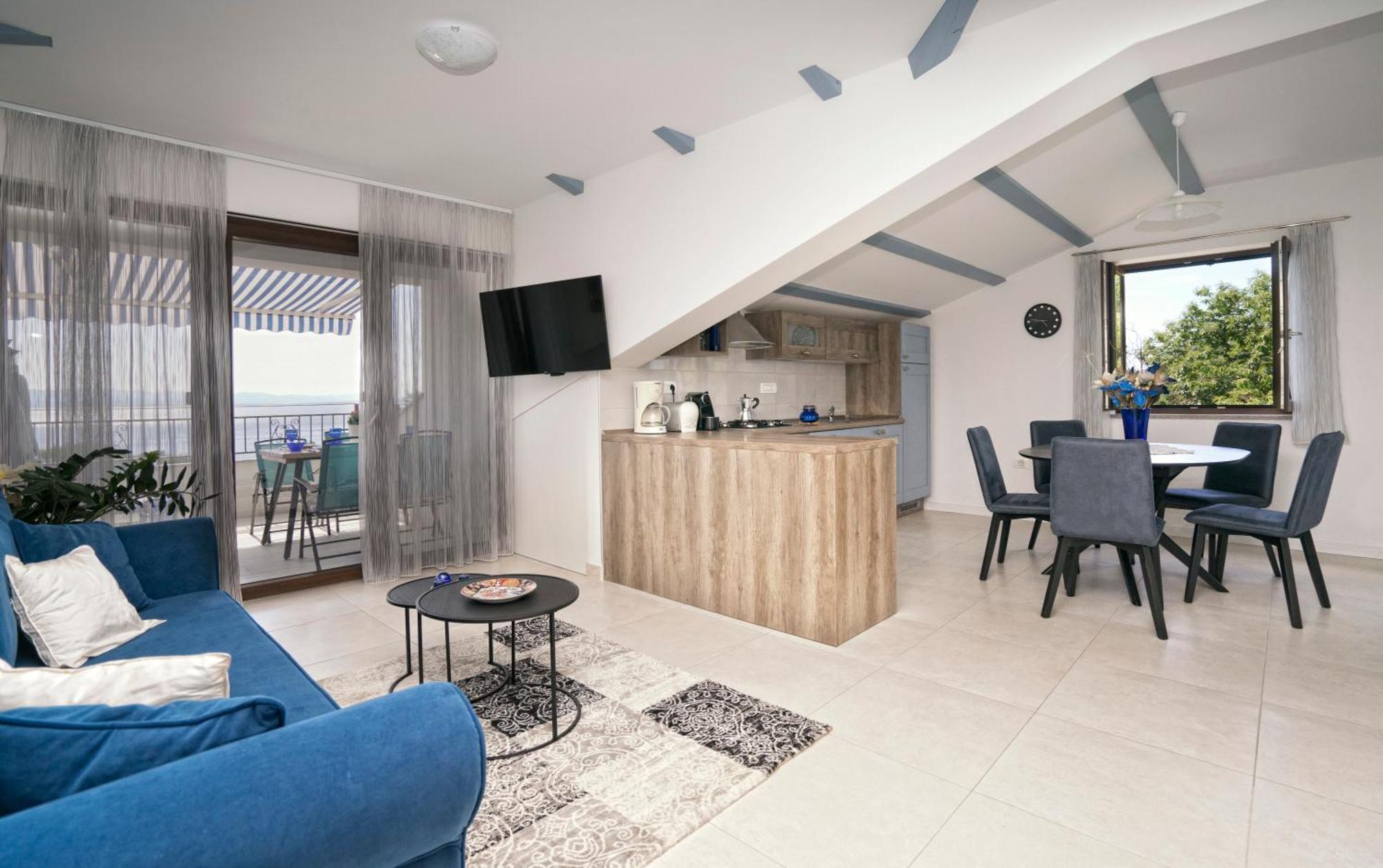 Riviera Blue Apartments With Seaview, Private Whirlpools And Parking Near Opatija Opric Luaran gambar
